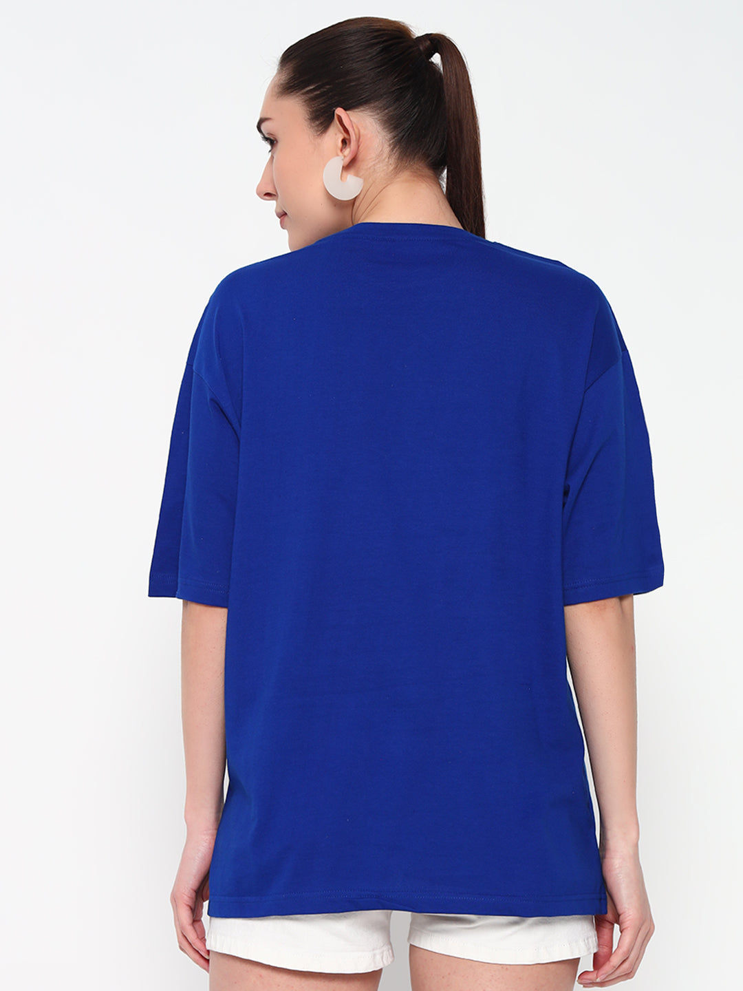 Extrovert Royal blue Oversized T-shirt
