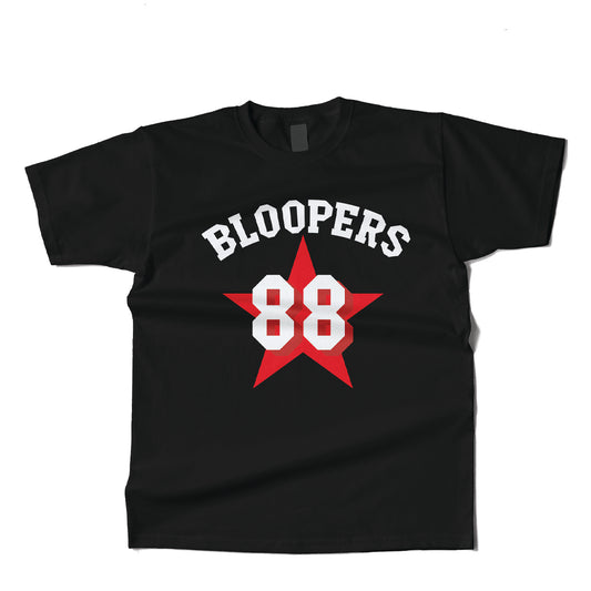 Bloopers 80 Mens Regular Fit Black T-shirt