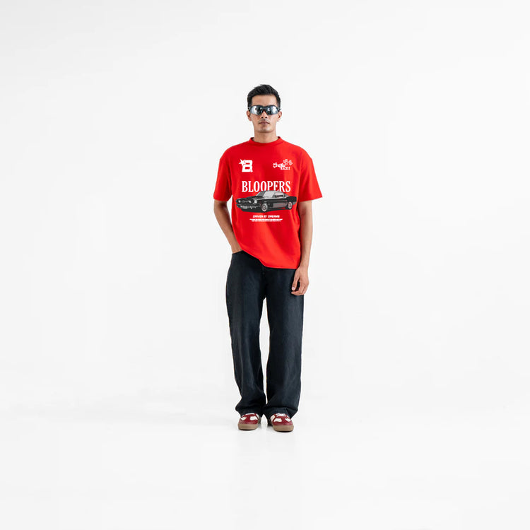 Certifide Racist Red Oversized T- shirt