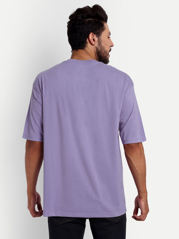 Crowd Lavender  dropshoulder Oversized  T-shirt