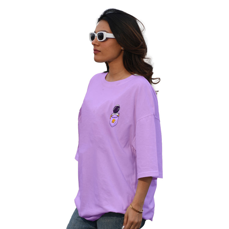 I AM OUTTA THIS BULLSHIT LAVENDER OVERSIZED T-SHIRT