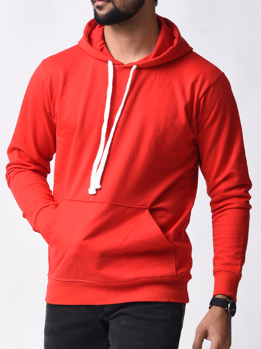 BASIC RED HOODIE
