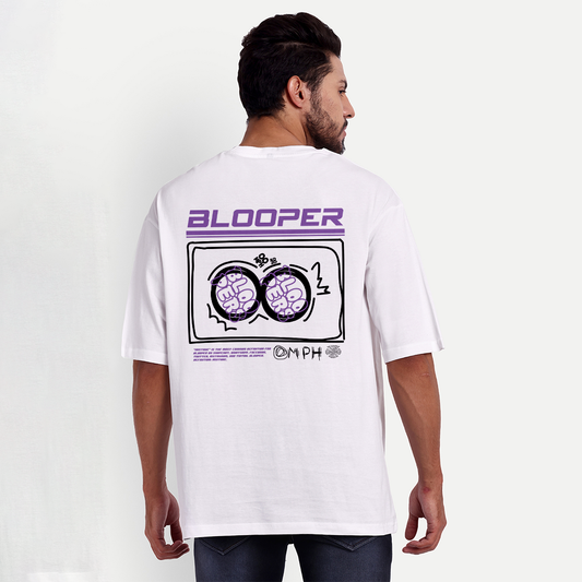 BLOOPERS URBAN WHITE OVERSIZED T-SHIRT