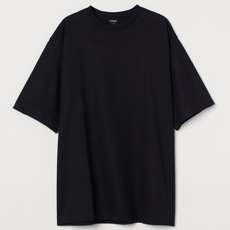 BASIC OVERSIZED BLACK WOMEN T-SHIRT