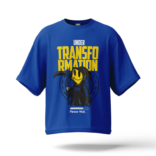 Men's Under Transformation Oversized Half Sleeve T-shirt