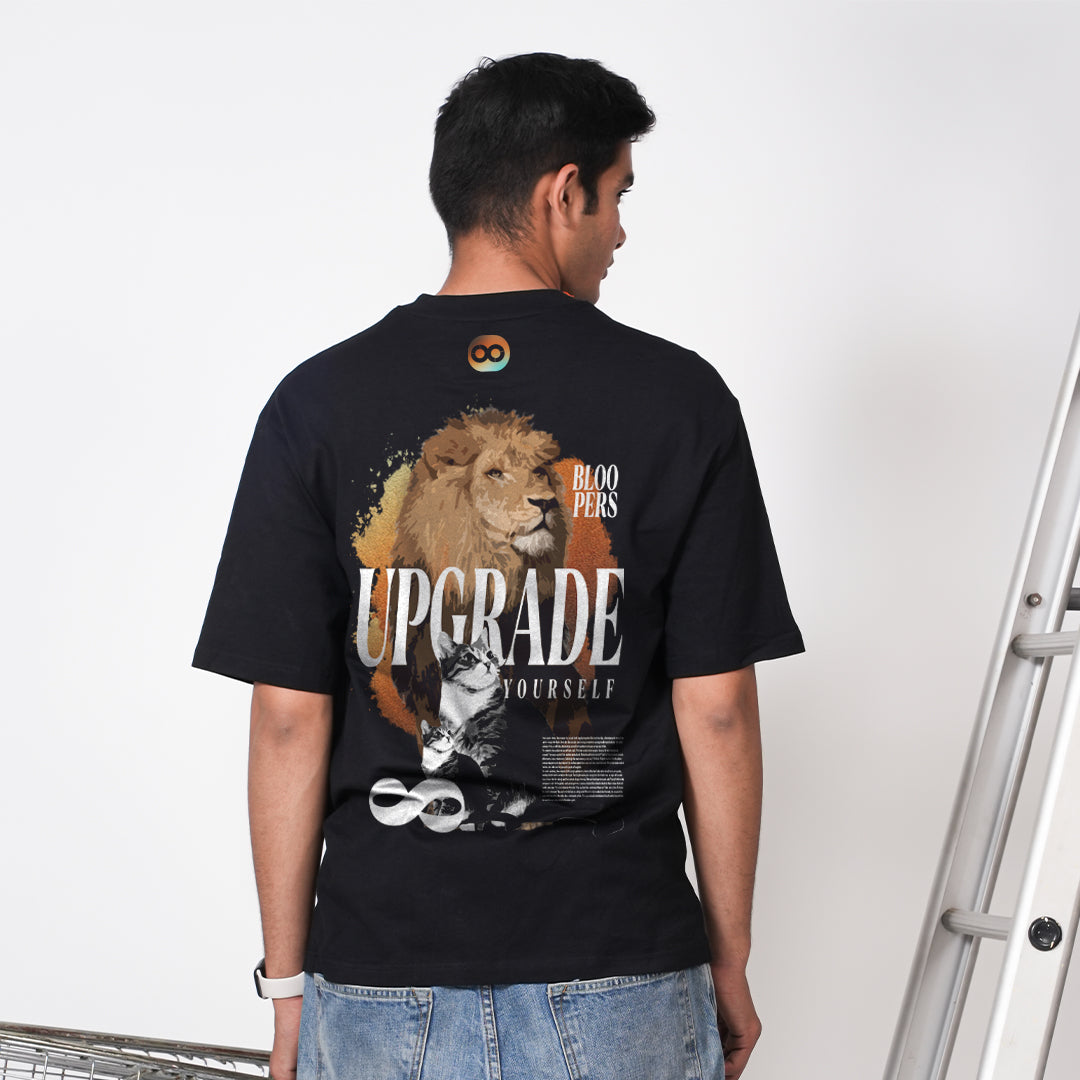 Upgrade Black Oversized T-shirt