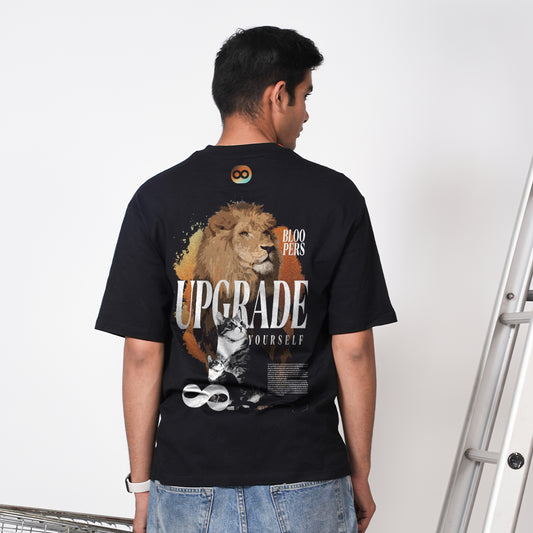 Upgrade Black Oversized T-shirt