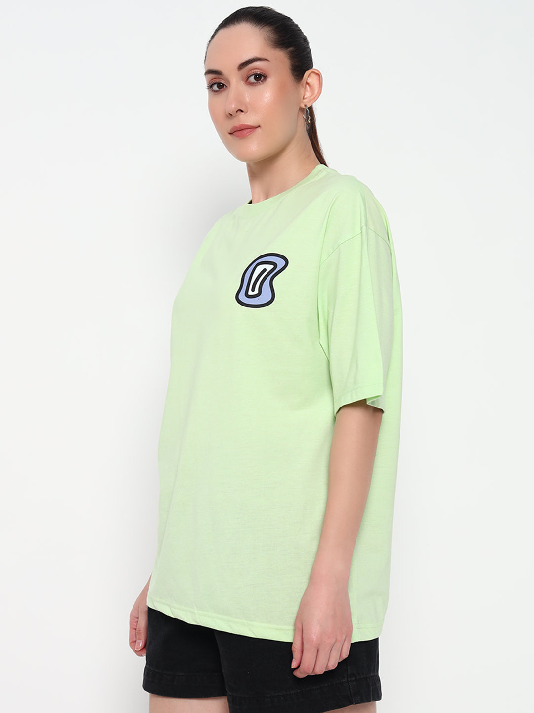 All eyes on me Mint green Oversized T-shirt