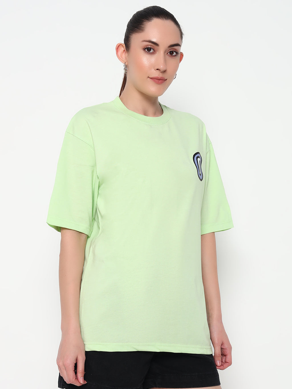 All eyes on me Mint green Oversized T-shirt