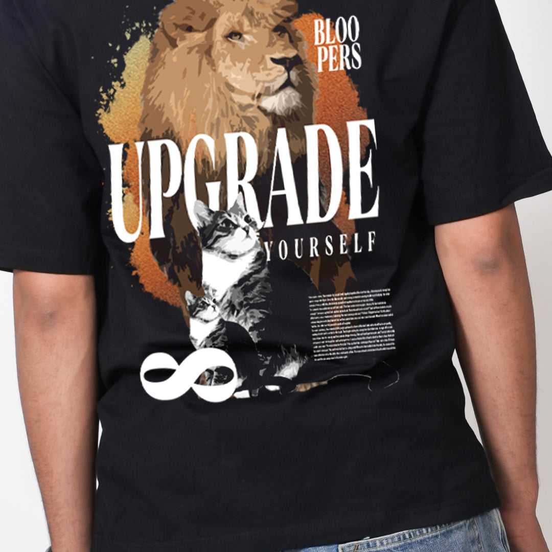 Upgrade Black Oversized T-shirt