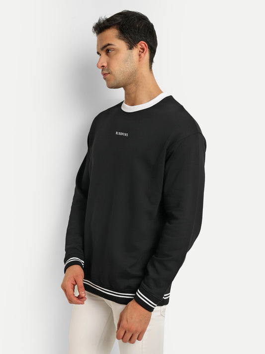 Bloopers Oversized Full Sleeve Round neck Sweatshirt For Men