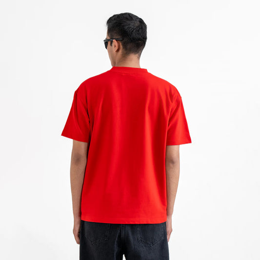 Certifide Racist Red Oversized T- shirt