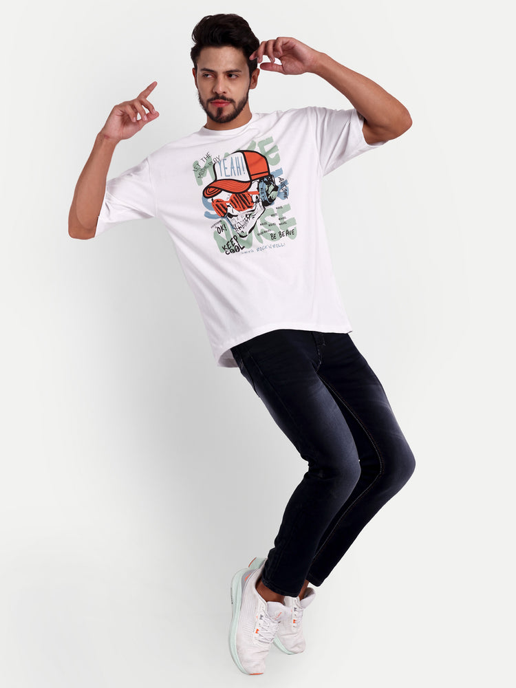 LET THE MUSIC PLAY Oversized T-shirt