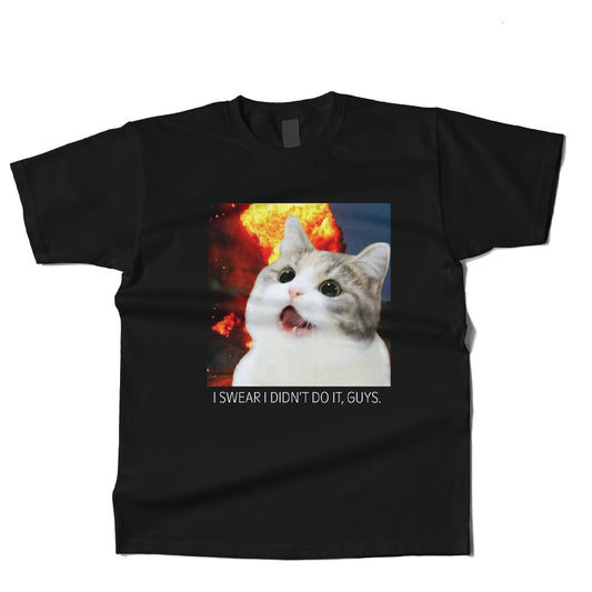 I Swear Womens Regular Fit Black T-shirt