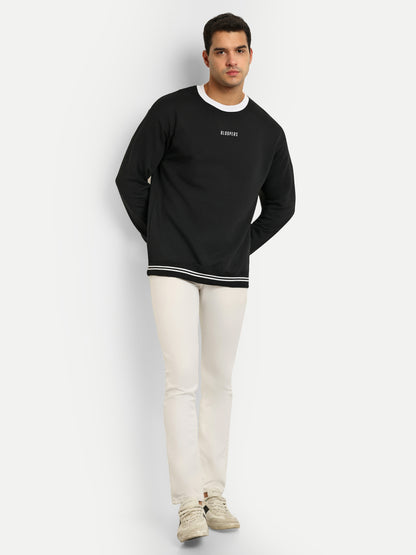 Bloopers Oversized Full Sleeve Round neck Sweatshirt For Men