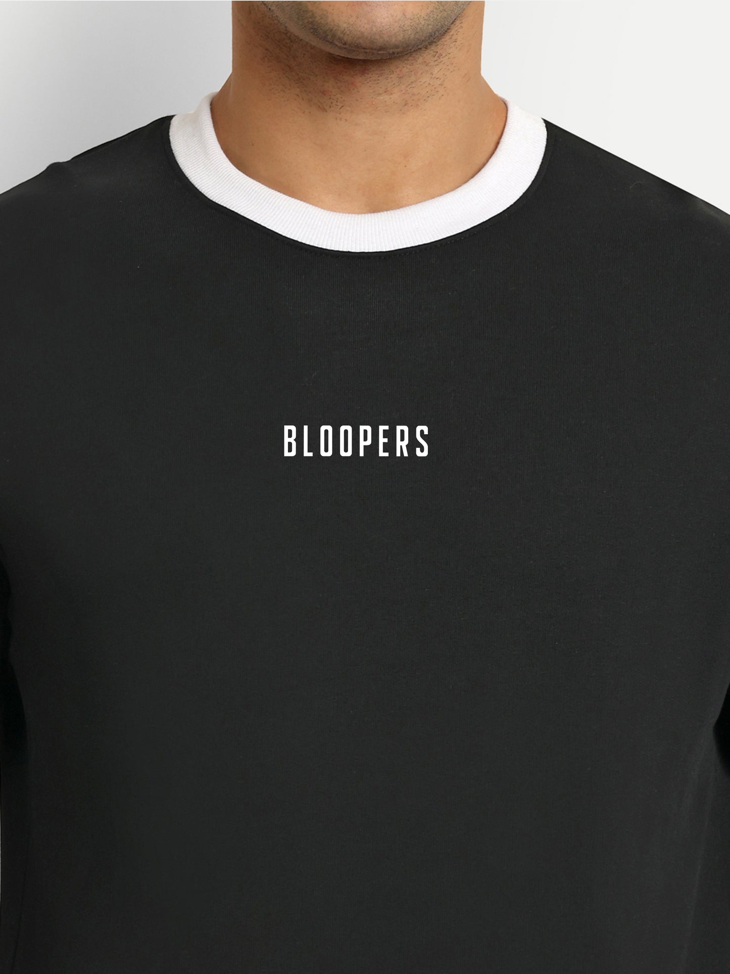 Bloopers Oversized Full Sleeve Round neck Sweatshirt For Men