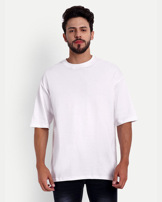 BASIC WHITE OVERSIZED T-SHIRT