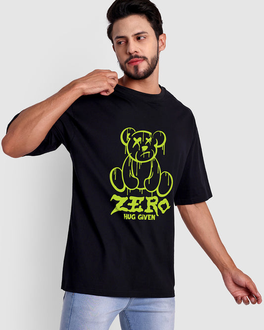 ZERO HUGS GIVEN Oversized T-shirt