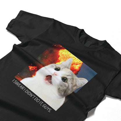 I Swear Womens Regular Fit Black T-shirt