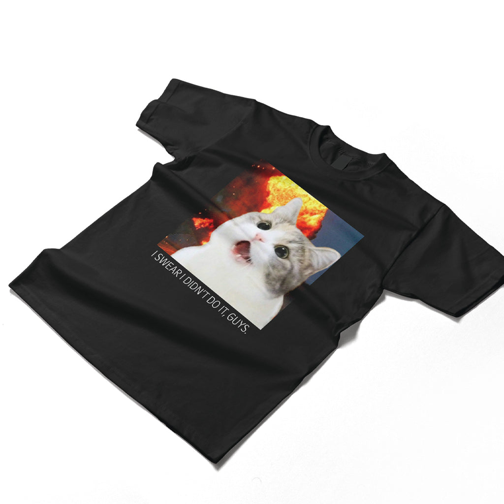 I Swear Womens Regular Fit Black T-shirt