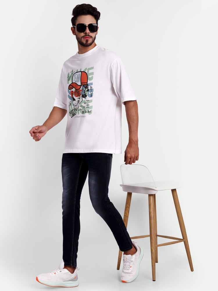 LET THE MUSIC PLAY Oversized T-shirt