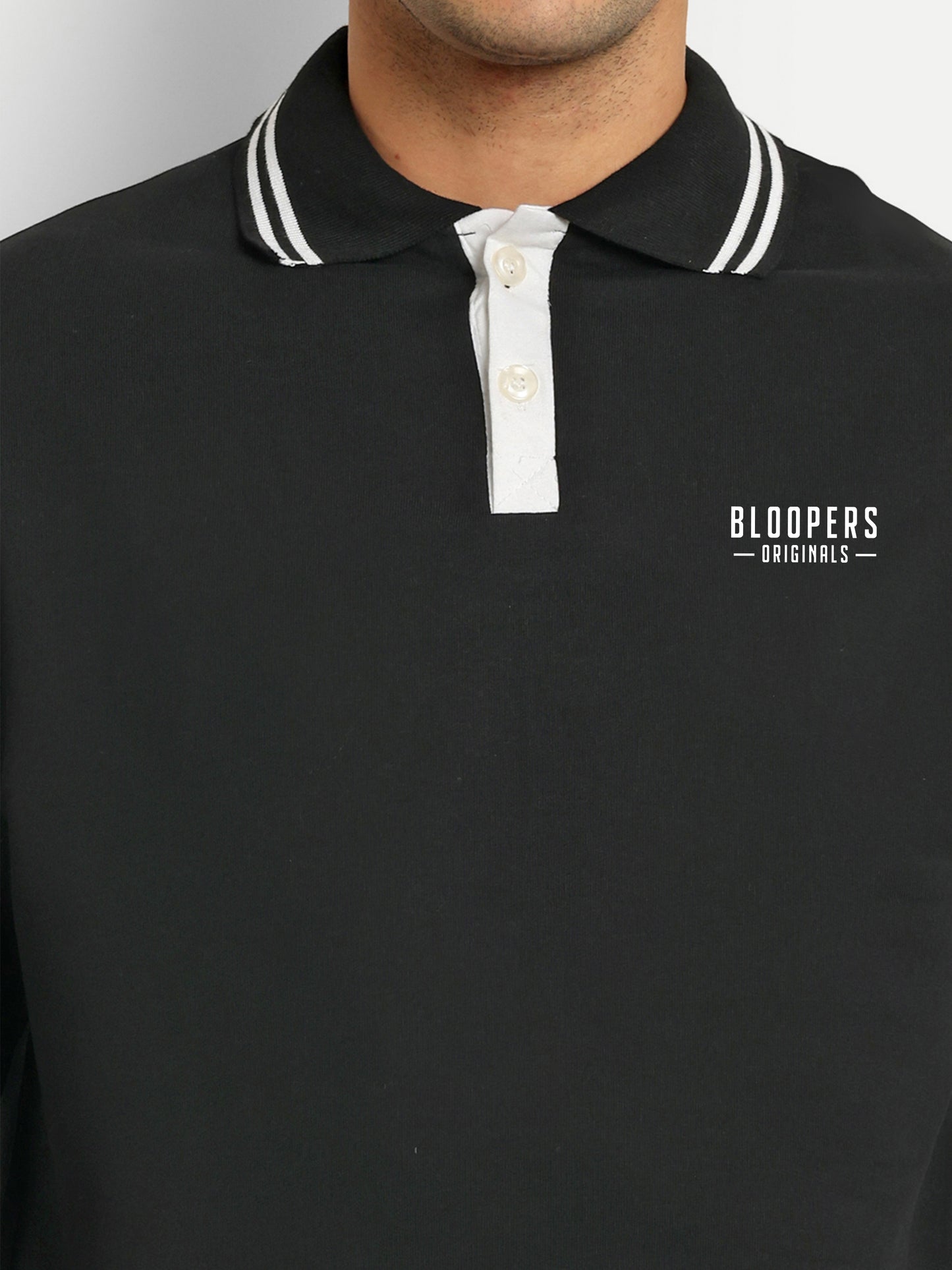 Oversized Black Sweatshirt for Men's