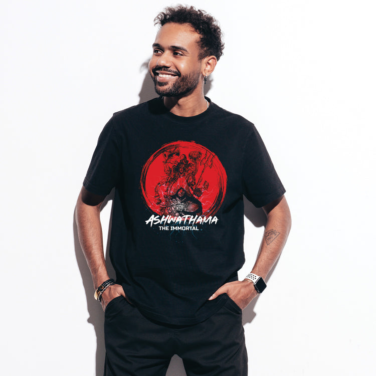 BLOOPERS ASWATHAMA BLACK UNISEX T-SHIRT