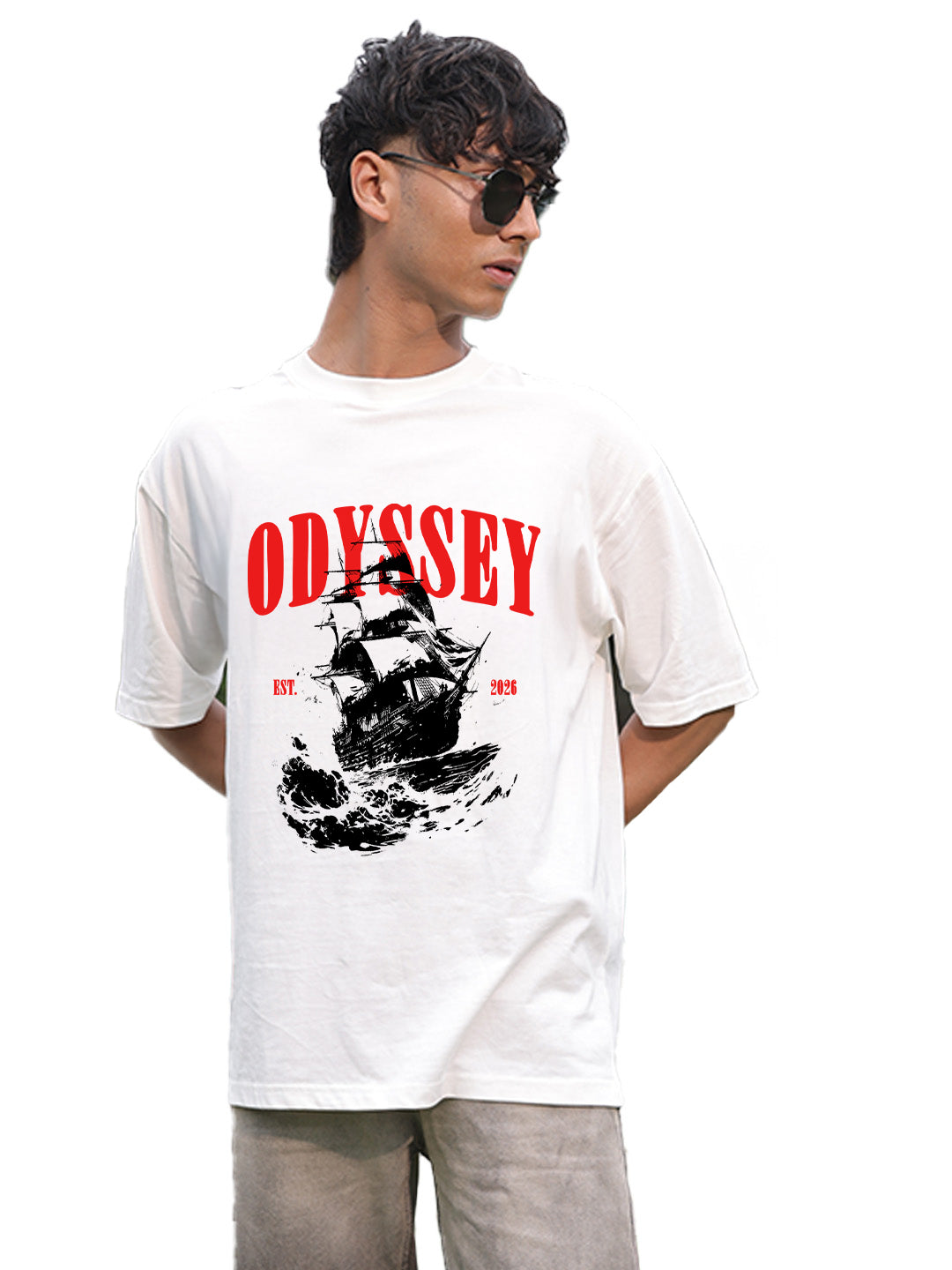 ODYSSEY White Oversized T- shirt