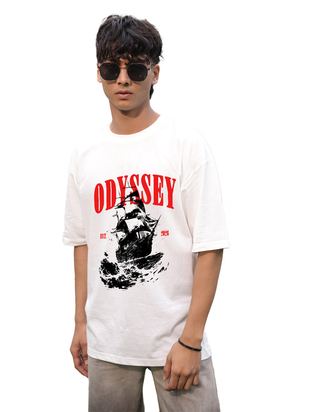 ODYSSEY White Oversized T- shirt