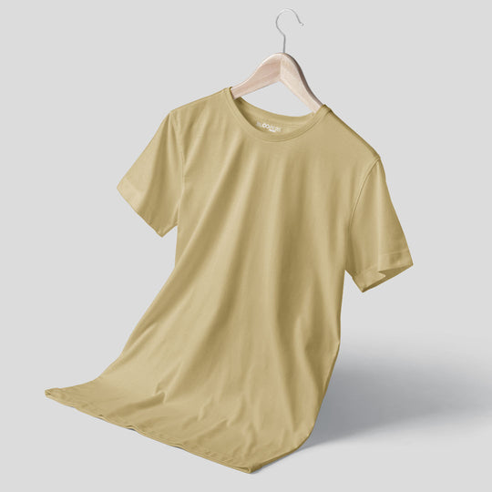 Basic Caramel Regular Fit Roundneck T-shirt