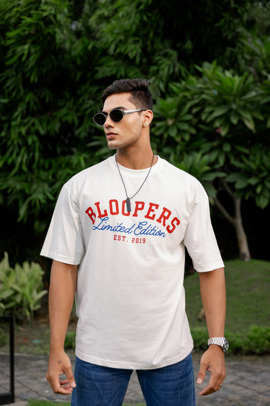 Bloopers Limited Eddition drop shoulder half sleeve t-shirt