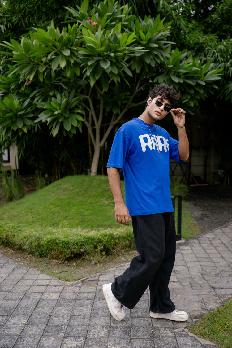 Bloopers Rare Oversized Royalblue t-shirt