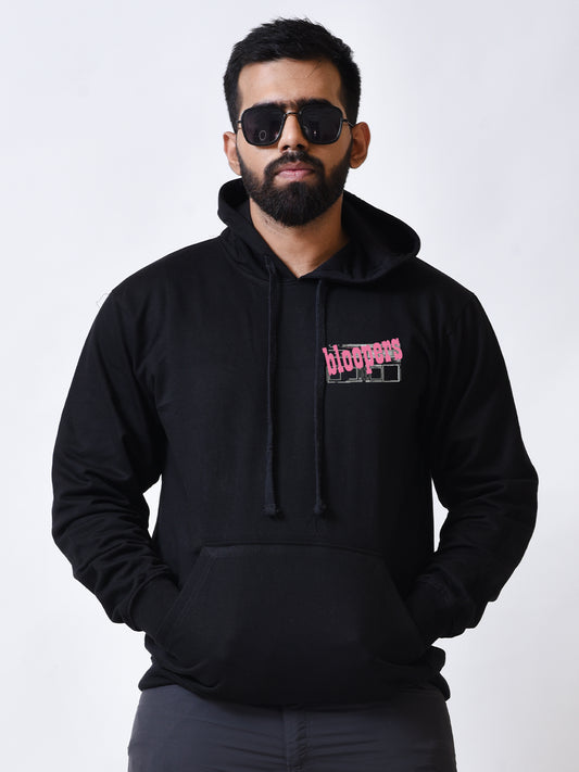 Bloopers Pop Culture Men's Black Winter Wear Hoodies