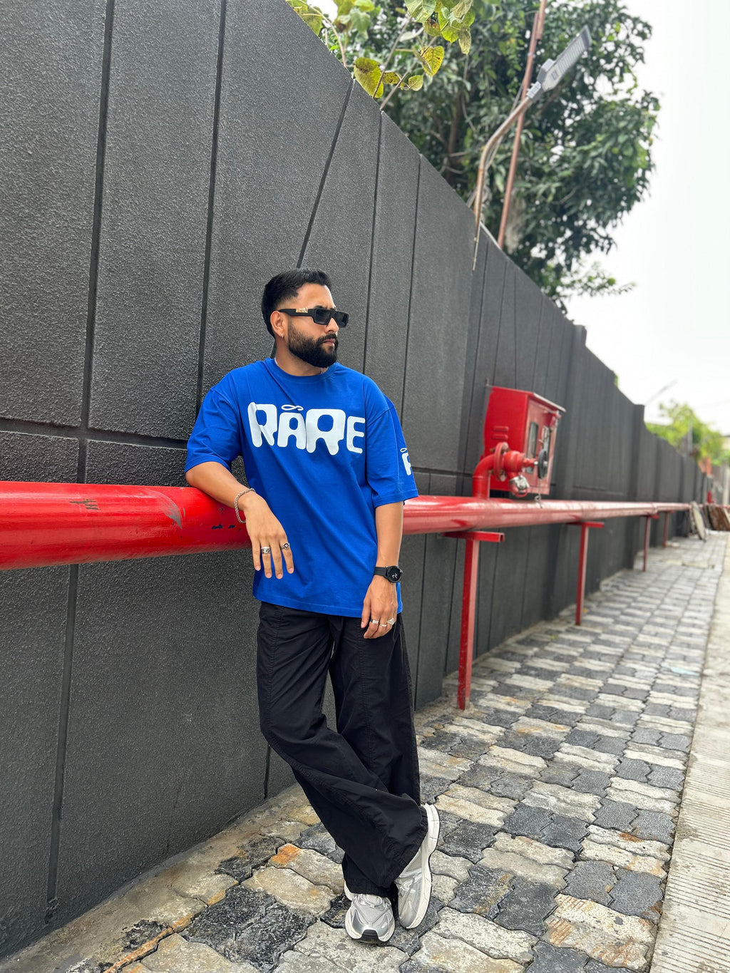 Bloopers Rare Oversized Royalblue t-shirt