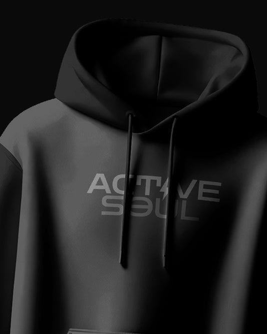 Active Soul Black Hoodie