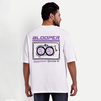 BLOOPERS URBAN WHITE OVERSIZED T-SHIRT