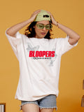 Bloopers Bird Relax White Fit  T-shirt