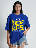 Bloopers Fire Drop shoulder Oversized T-shirt