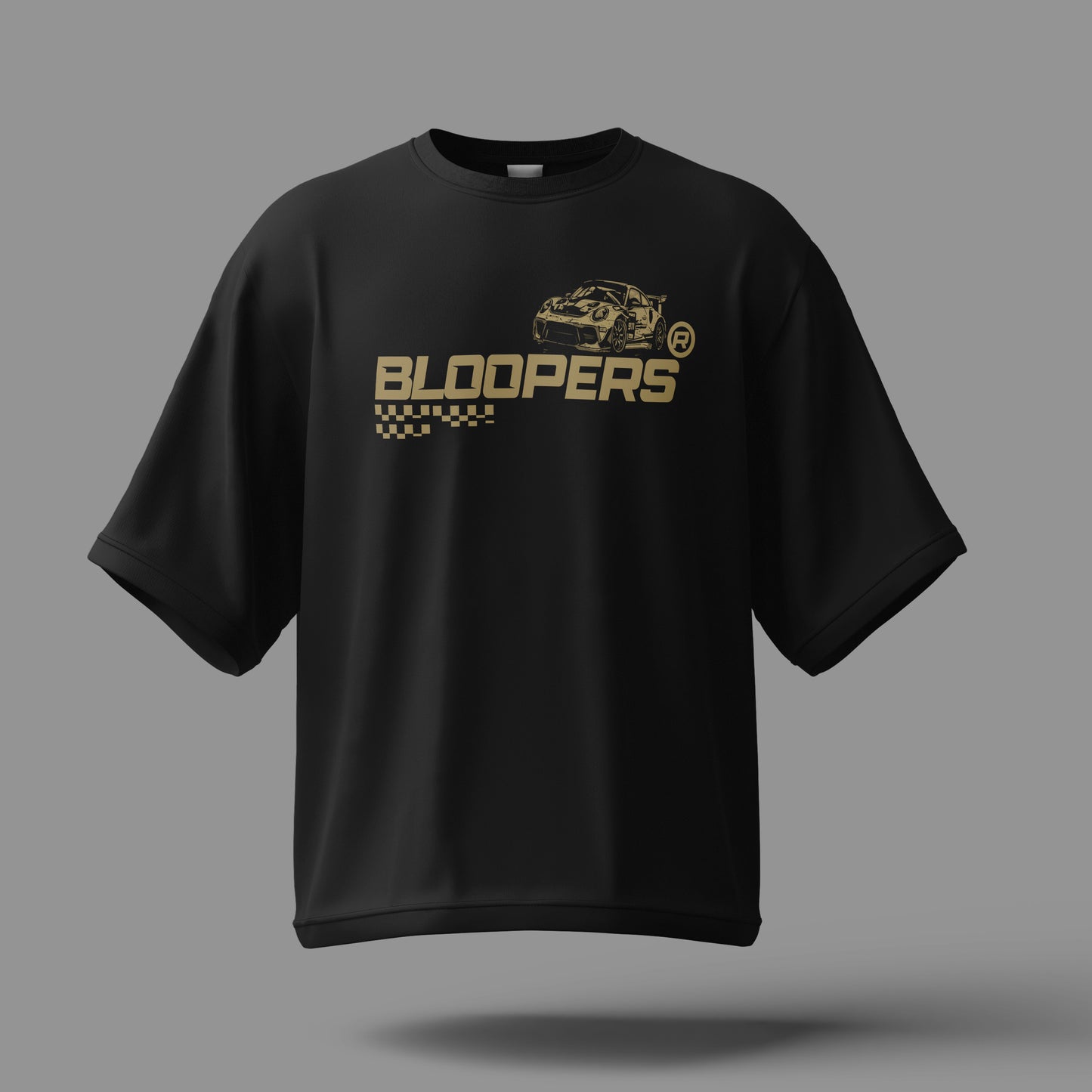 Bloopers Oversized Graphic Printed Mens Drop shoulder t-shirt