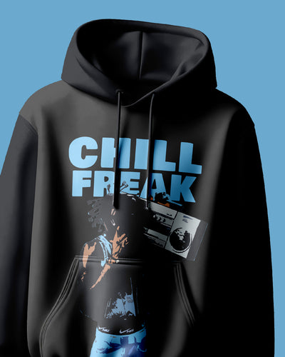 Chill Freak Black Hoodie