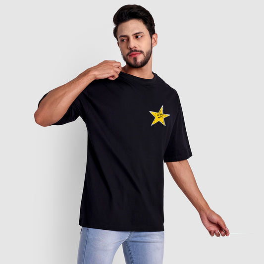 COSMIC TRAGEDY BLACK OVERSIZE T-SHIRT