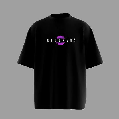 Men's Hope Printed Black Oversized Dropshoulder T-shirt