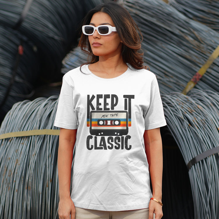 Keep it classic white regular t-shirt