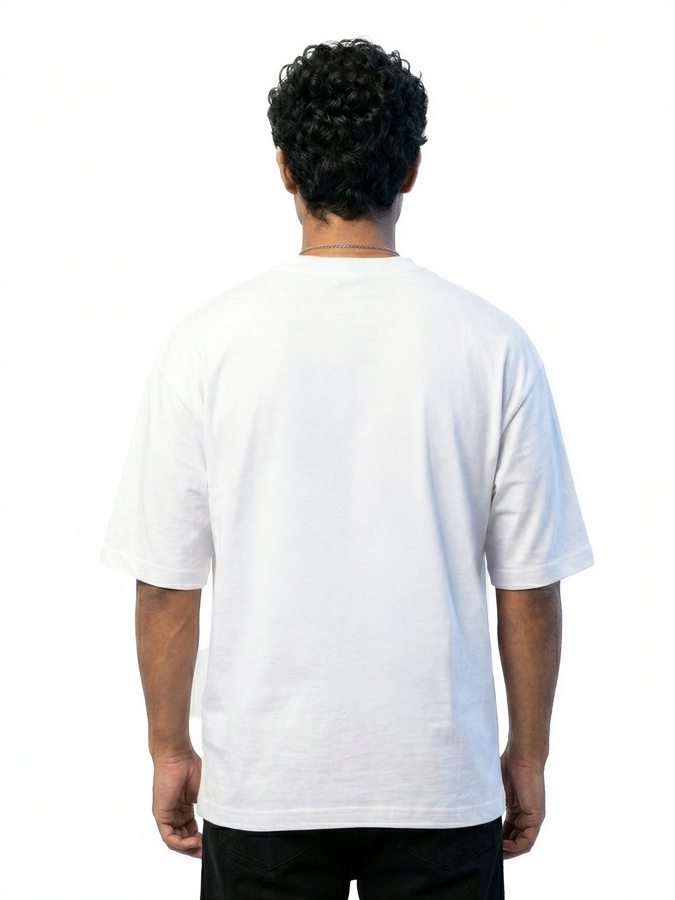 Lost Frequency White Oversized T- shirt