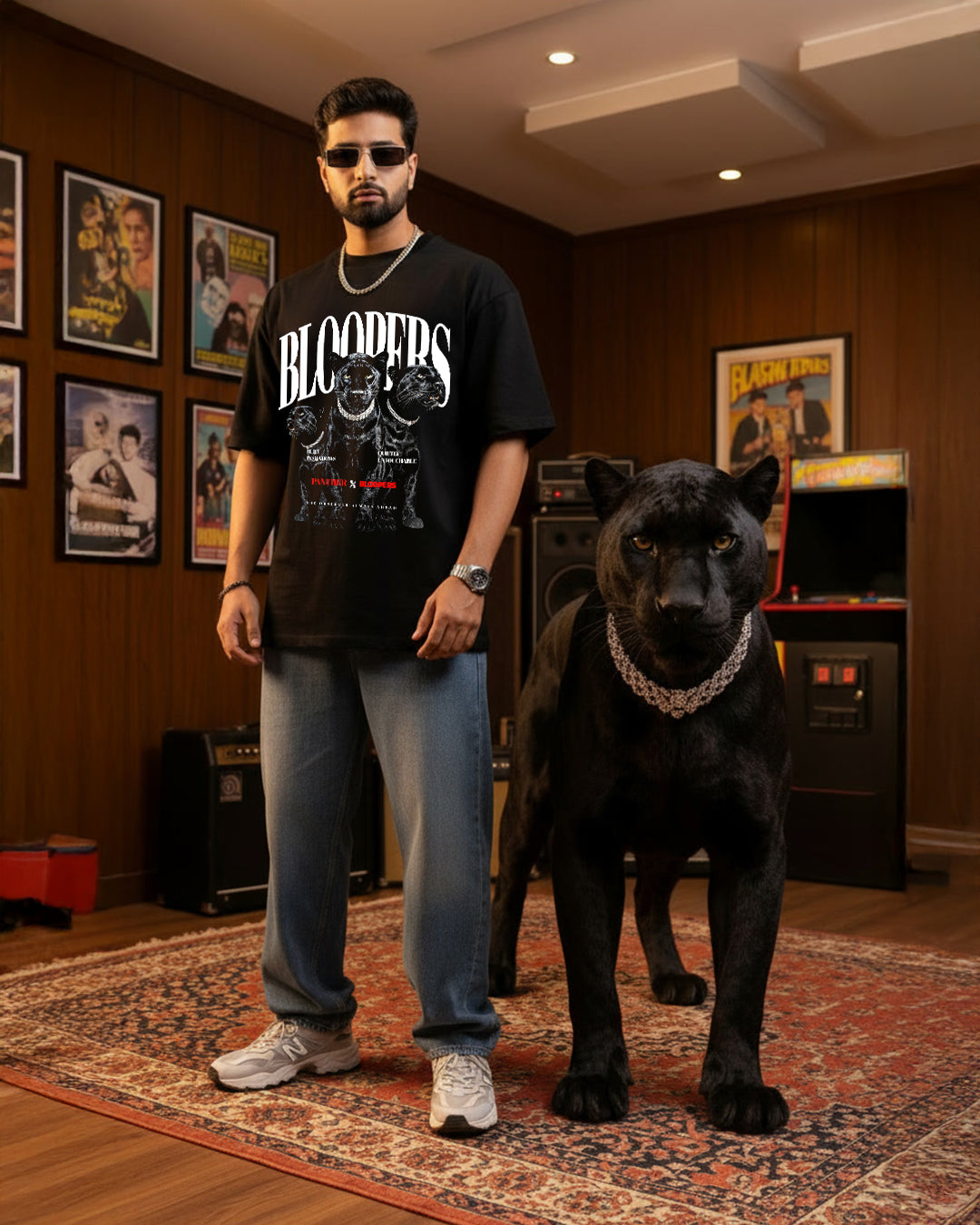 Panther Oversized Dropshoulder T-shirt