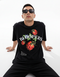 Bloopers Bug Black Oversized T- shirt