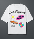 Lost Frequency White Oversized T- shirt