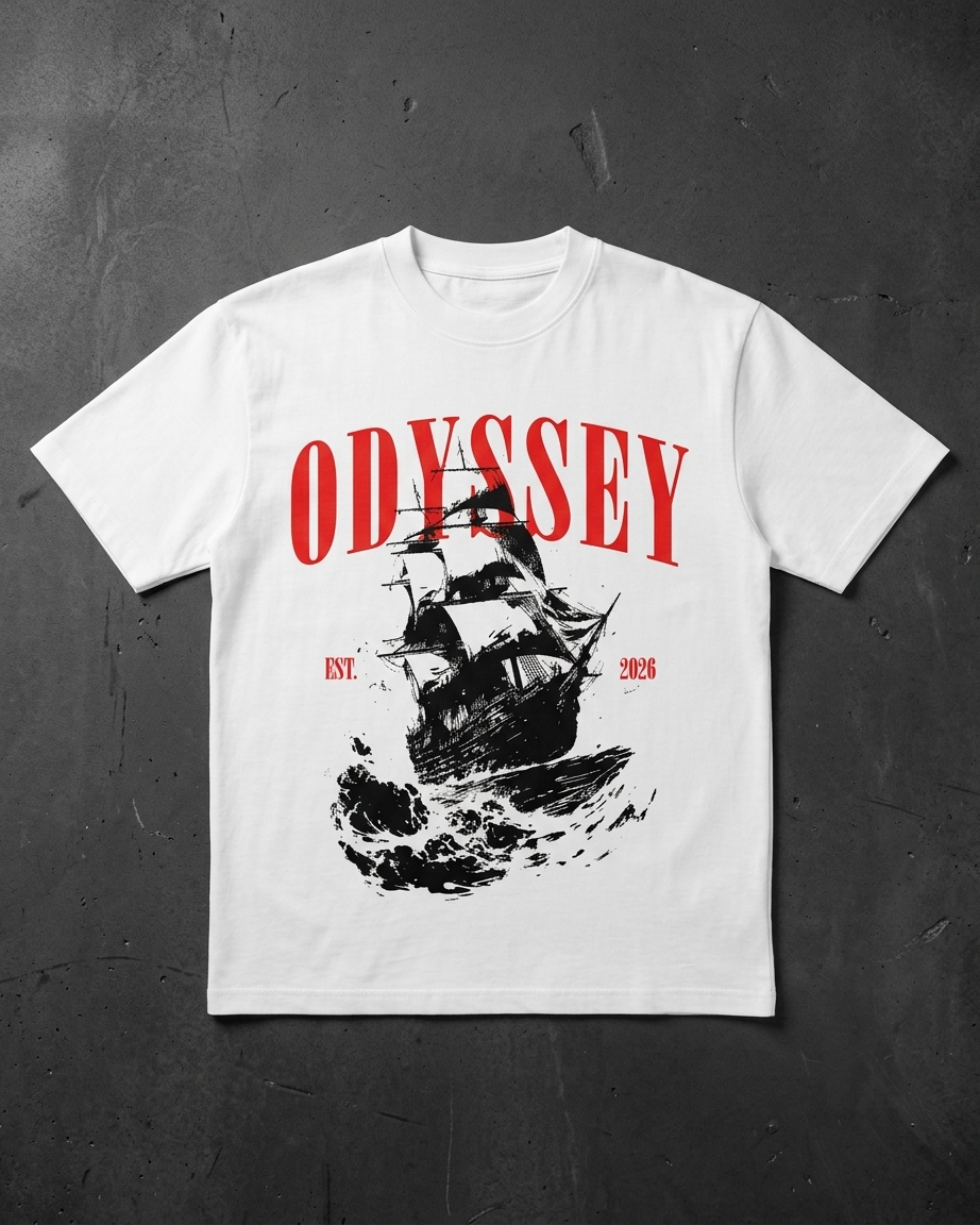 ODYSSEY White Oversized T- shirt