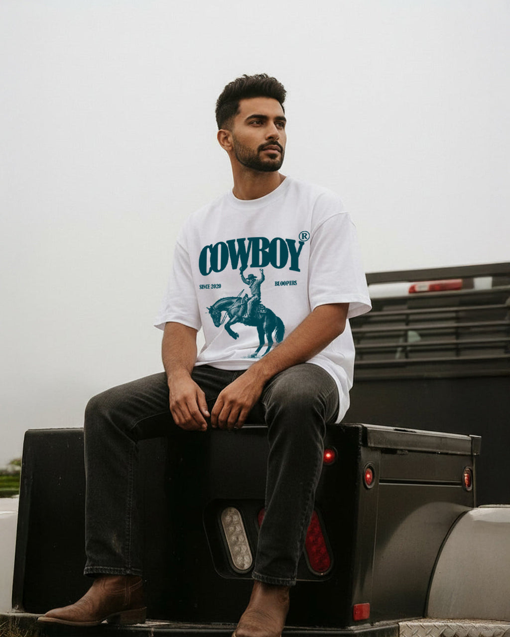 Cowboy Men Oversized Dropshoulder T-shirt