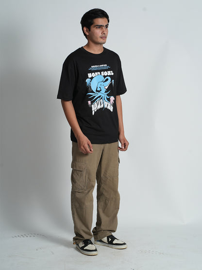 Bloopers Your Soul Half Sleeve Oversized T-shirt